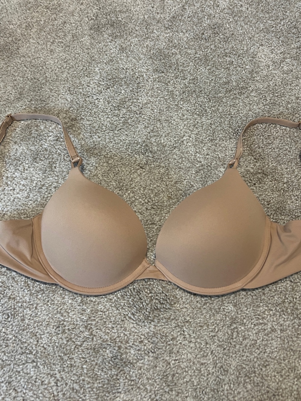 Soma Embraceable Push Up Smooth Nude T-Shirt Bra - Beige